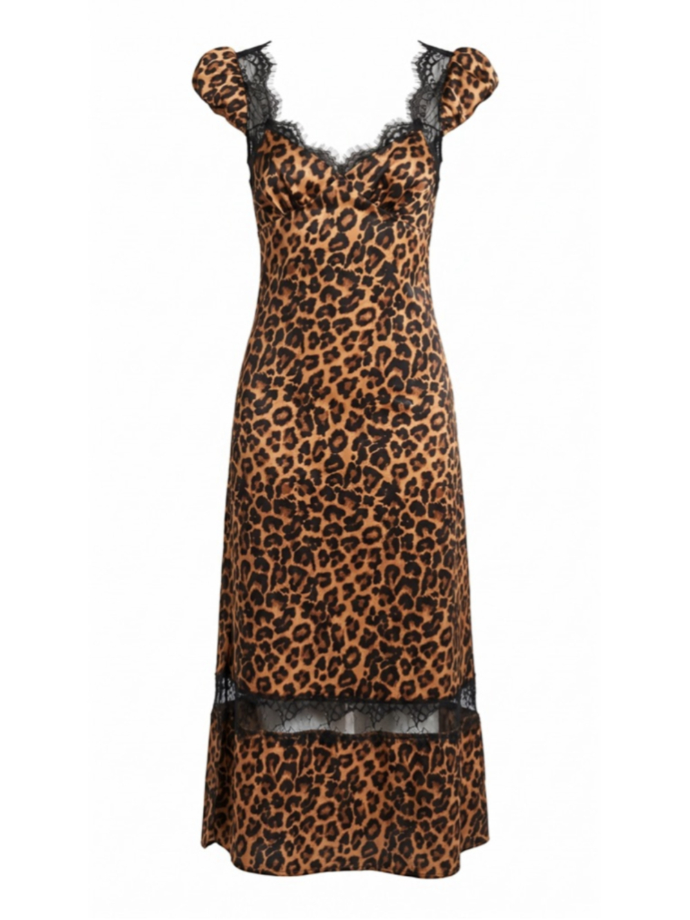 Free People Leopard-Print Midi Dress